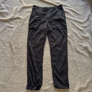 REI Co-op Women’s Size 8 Black Hiking Pants Gorpcore Outdoor Utility Drawcord
